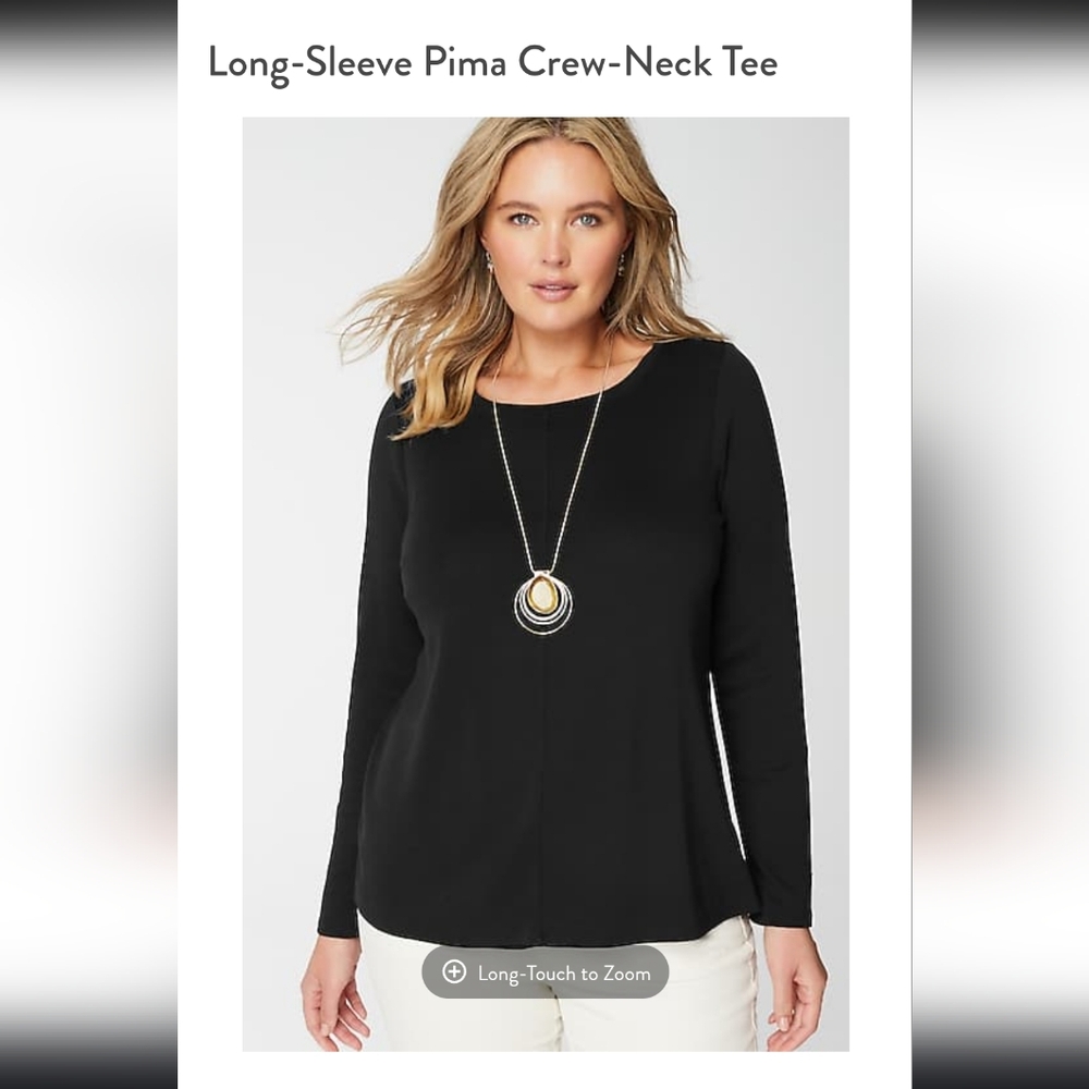 J.jill crew -Neck tee